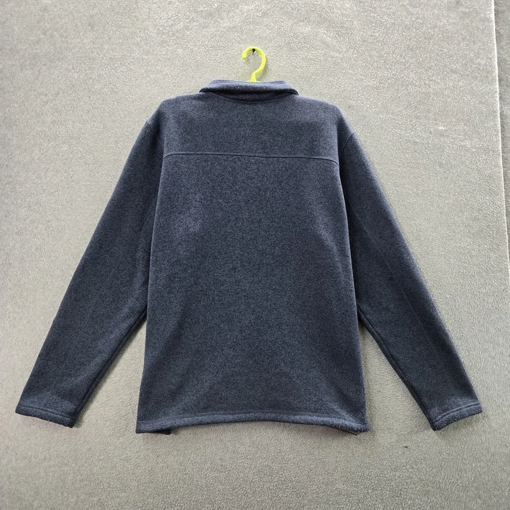 The North Face Men Sweatshirt XL Gray Front Range Embroidered Fleece Quarter Zip